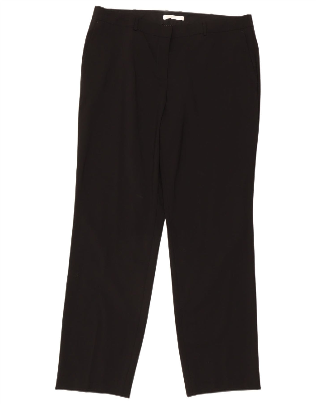 Hugo Boss Damen gerade Anzughose W34 L30 Schwarz