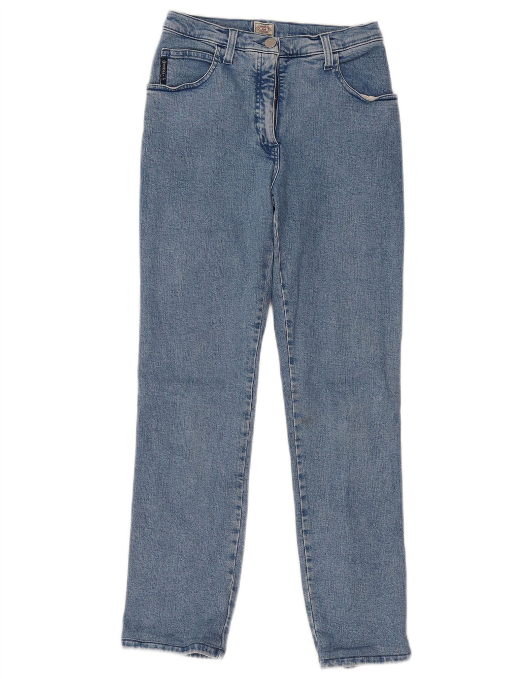 Armani Damen Straight Jeans W27 L27 Blau