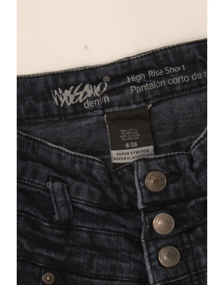 MOSSIMO Womens High Waist Denim Shorts Size 6 Small W28  Blue Cotton Vintage Mossimo and Second-Hand Mossimo from Messina Hembry 