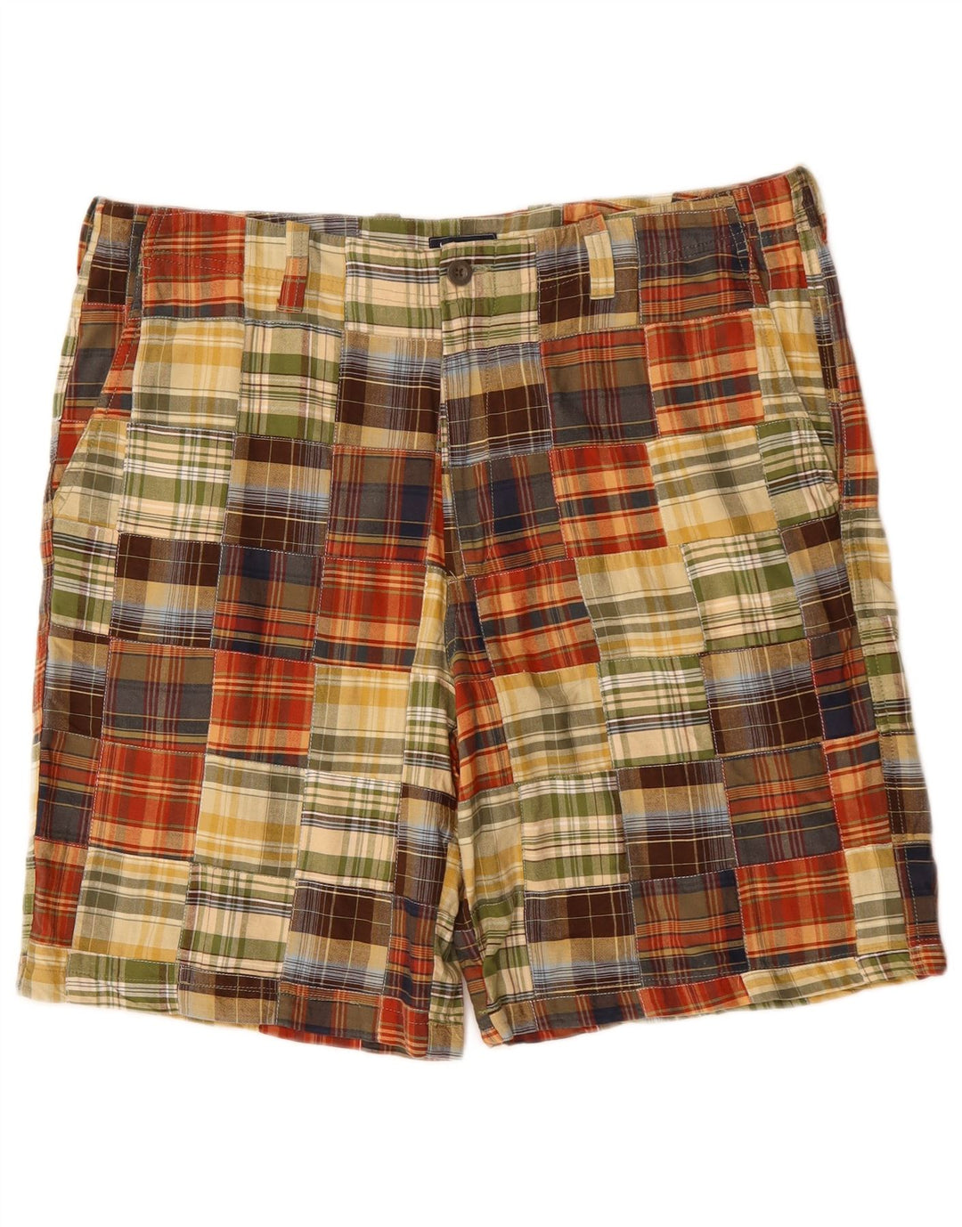 IZOD Herren Chino-Shorts W38 XL Mehrfarbige Patchwork-Baumwolle