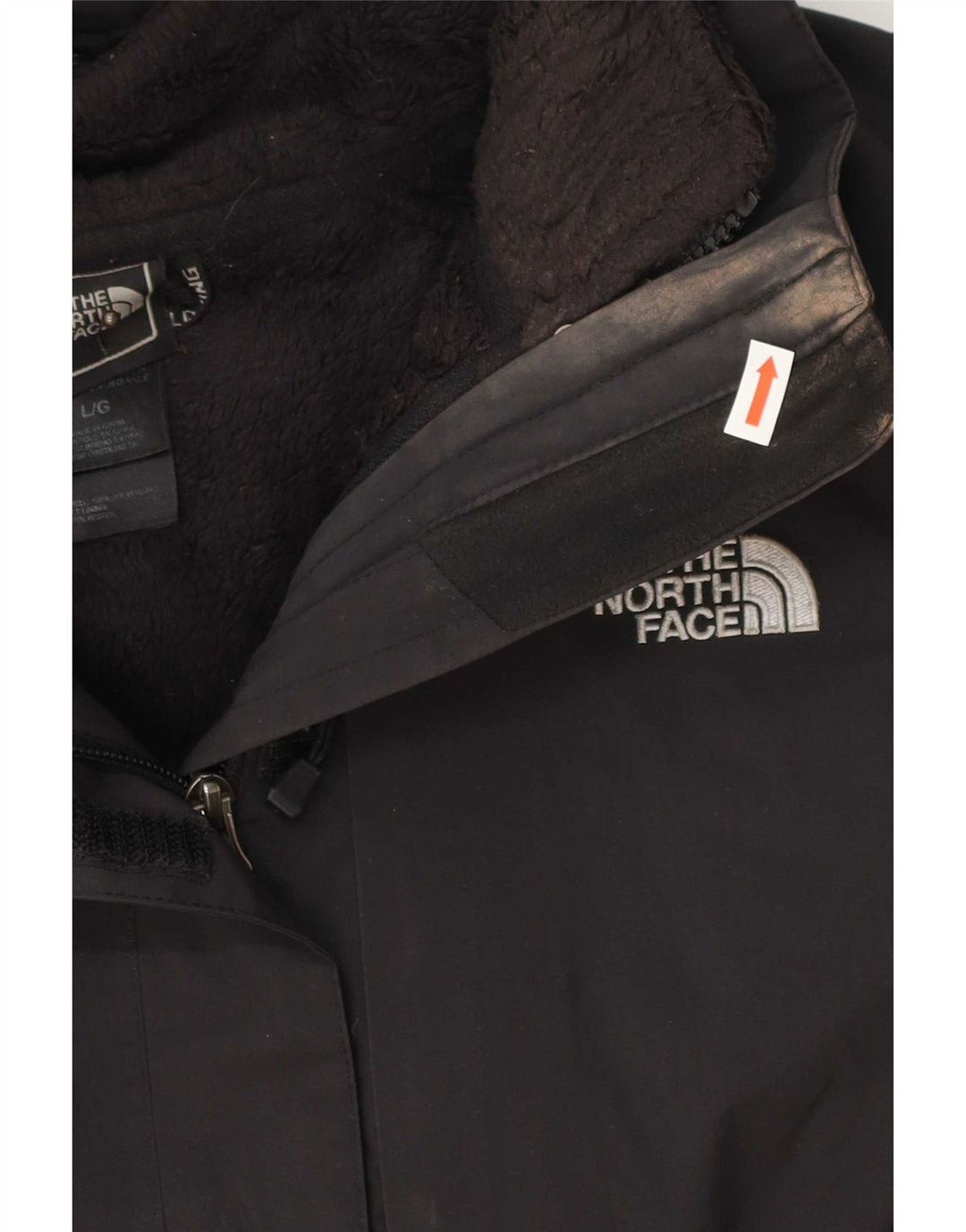 The North Face Damen Windjacke UK 16 Large Schwarz Polyester