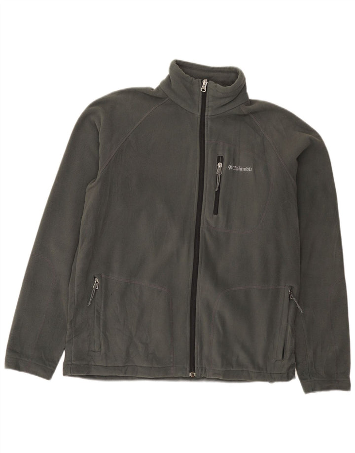 Columbia Herren Fleecejacke UK 38 Mittelgraues Polyester