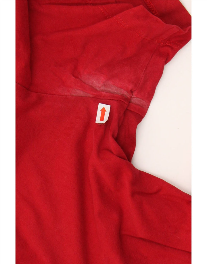 JORDAN Herren-T-Shirt mit Grafik, mittelrote Baumwolle