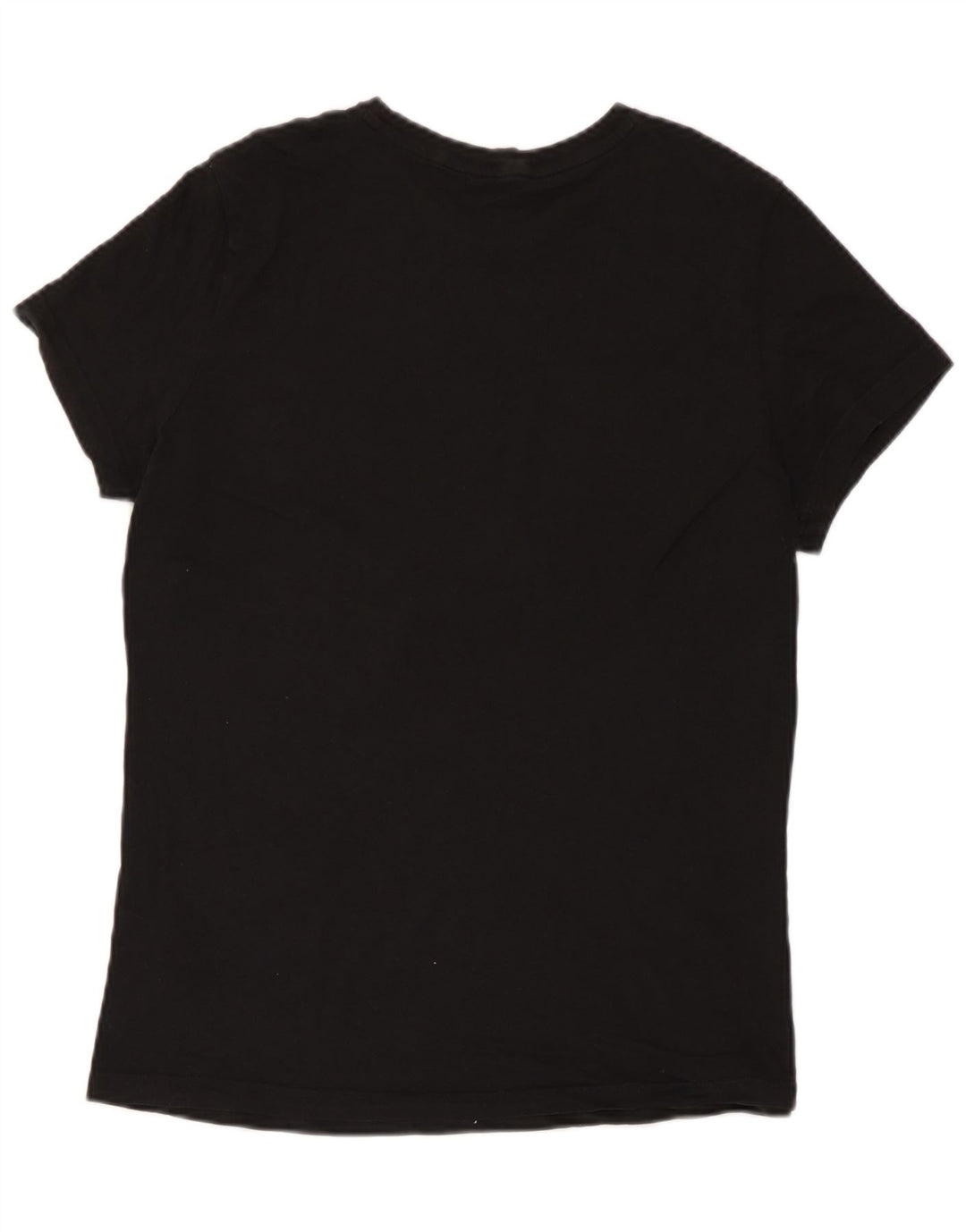 Puma Damen Graphic T-Shirt Top UK 12 Medium Schwarz