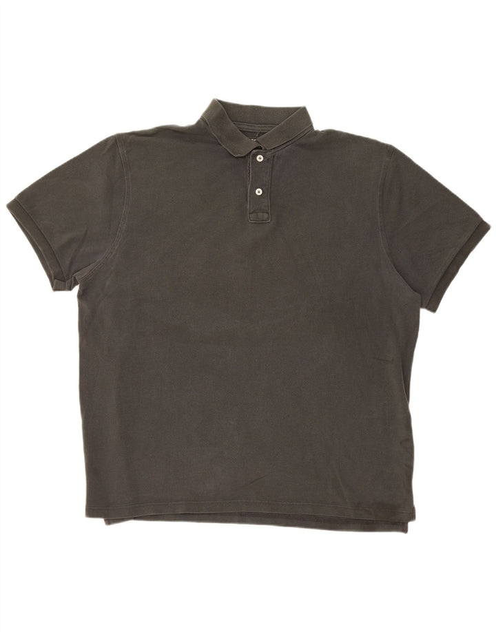 J. Crew Herren Poloshirt XL Grau Baumwolle