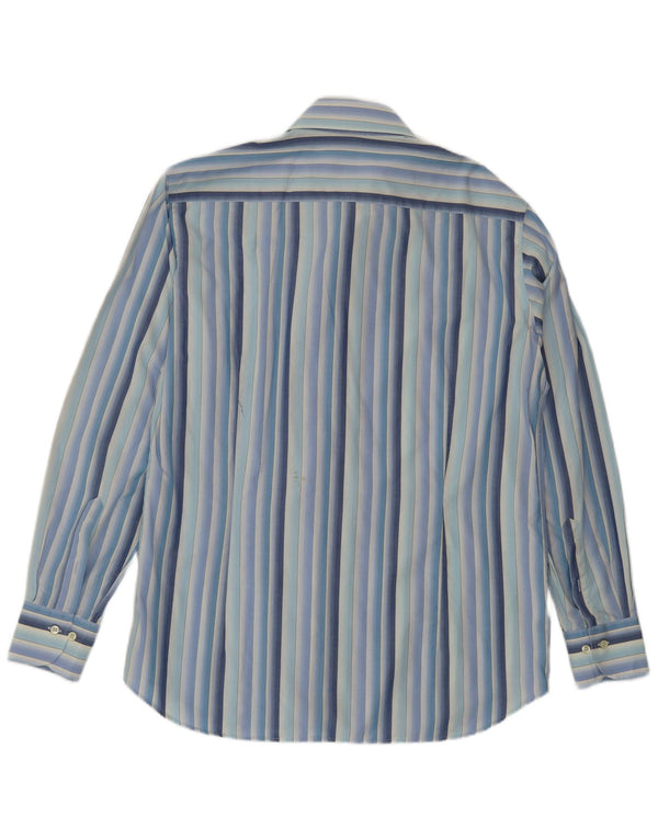 Carlo Pignatelli Herrenhemd, Größe 41 16, groß, blau gestreift