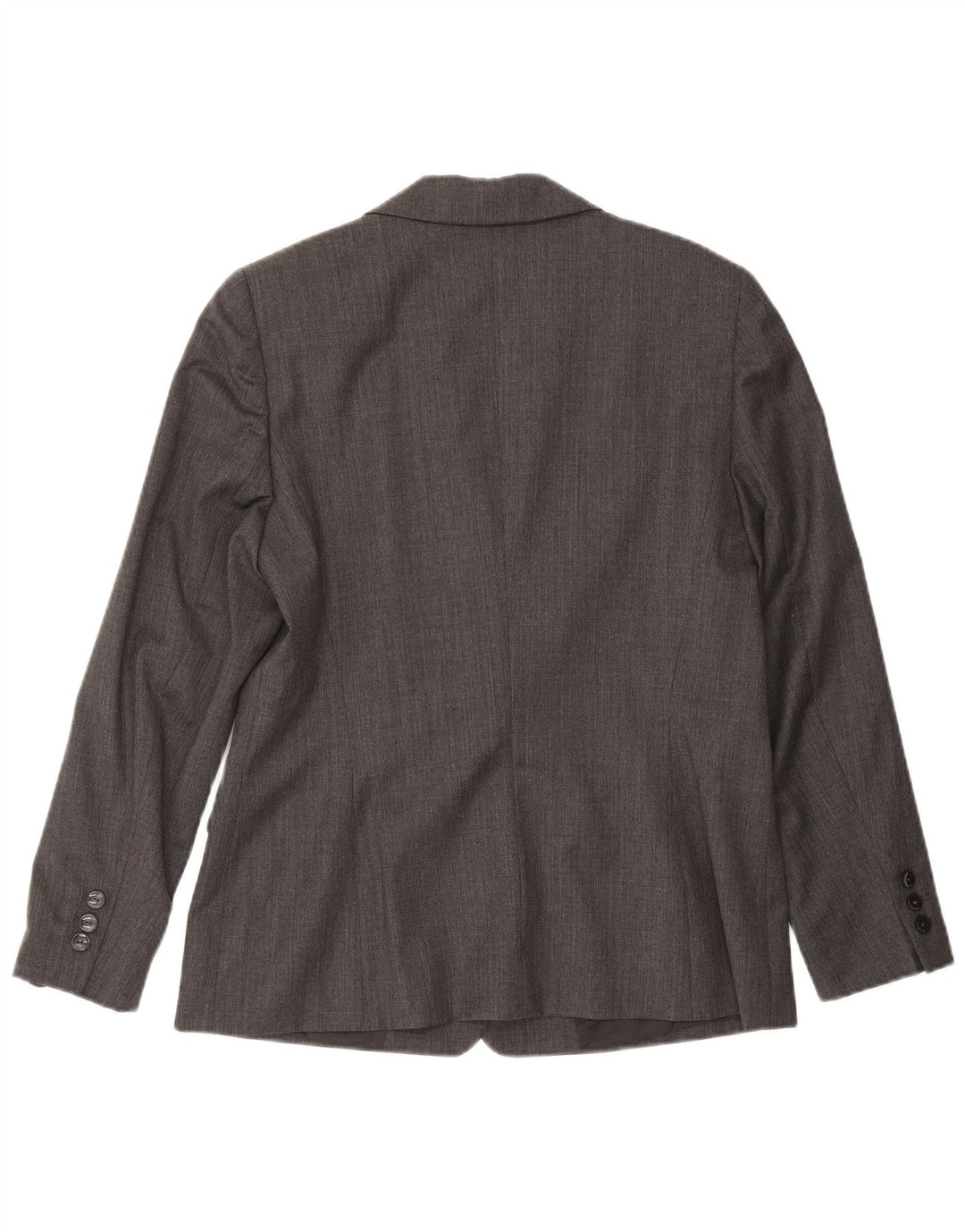 ESCADA Womens 3 Button Blazer Jacket UK 14 Medium Grey Wool