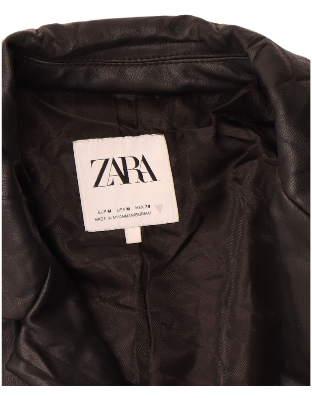 Zara Damen-Blazer, übergroß, 1 Knopf, Gr. 14, Mittelschwarz
