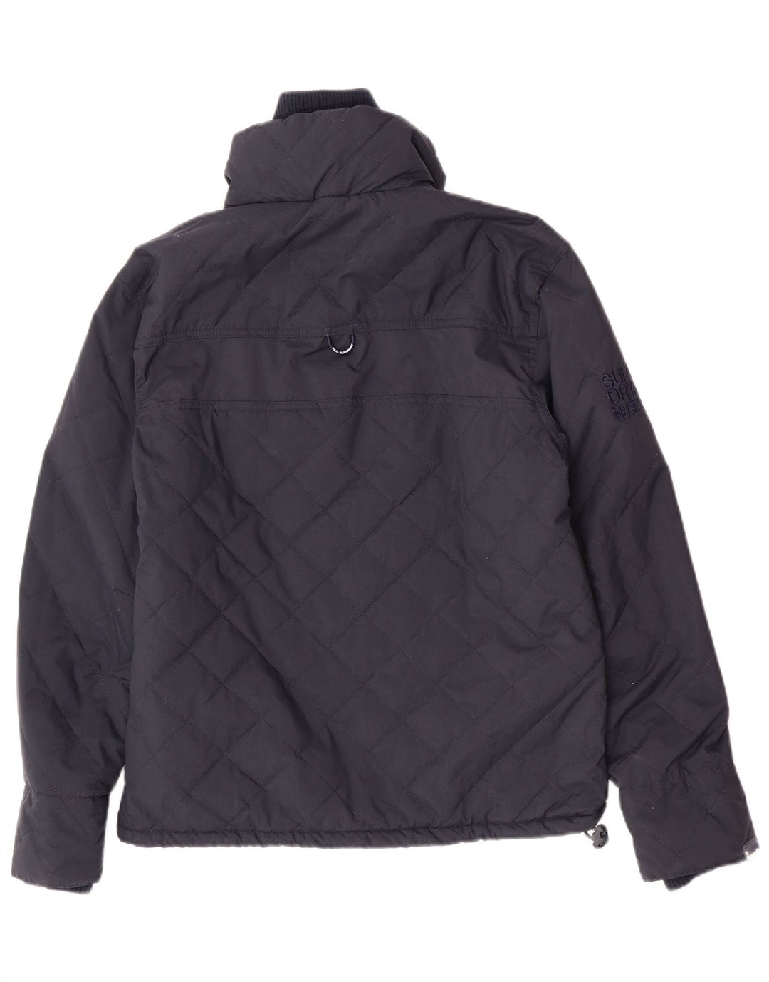 Superdry Herren Wattierte Jacke UK 38 Medium Marineblau Nylon