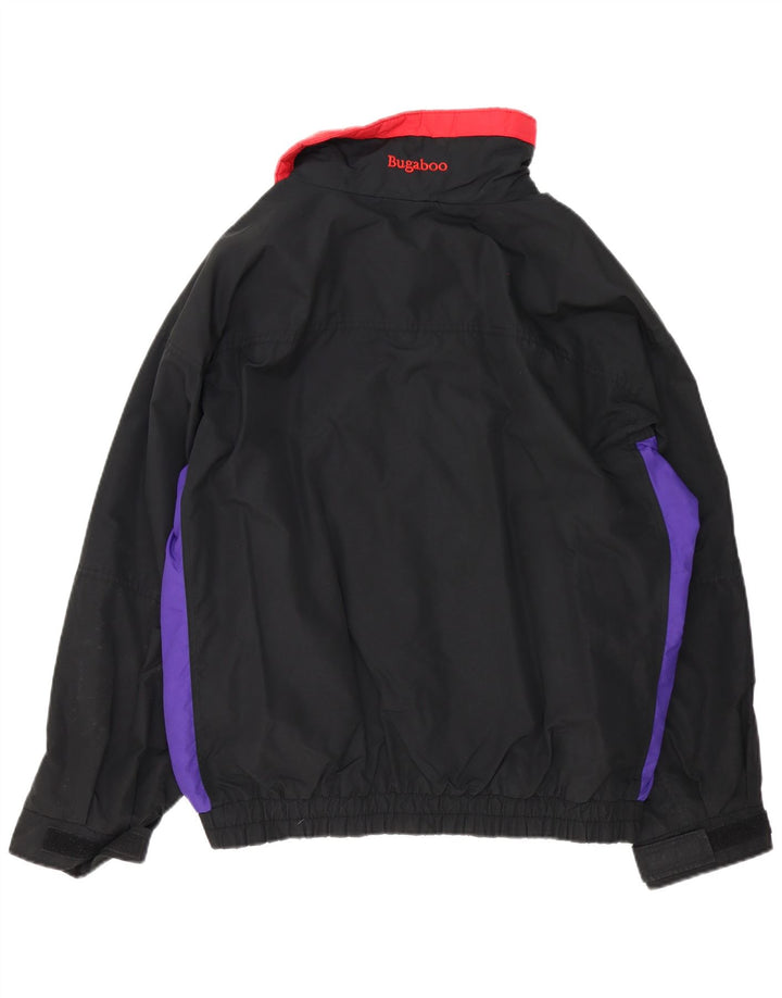 Columbia Herren Bugaboo Bomberjacke UK 40 Großes schwarzes Colourblock-Nylon