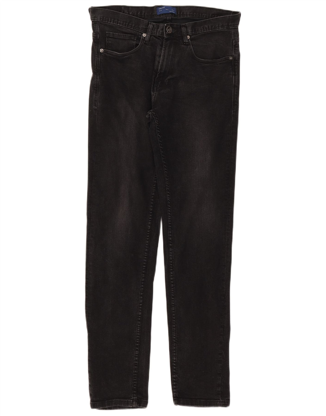 Zara Herren Slim Jeans EU 38 Small W30 L31 Schwarze Baumwolle