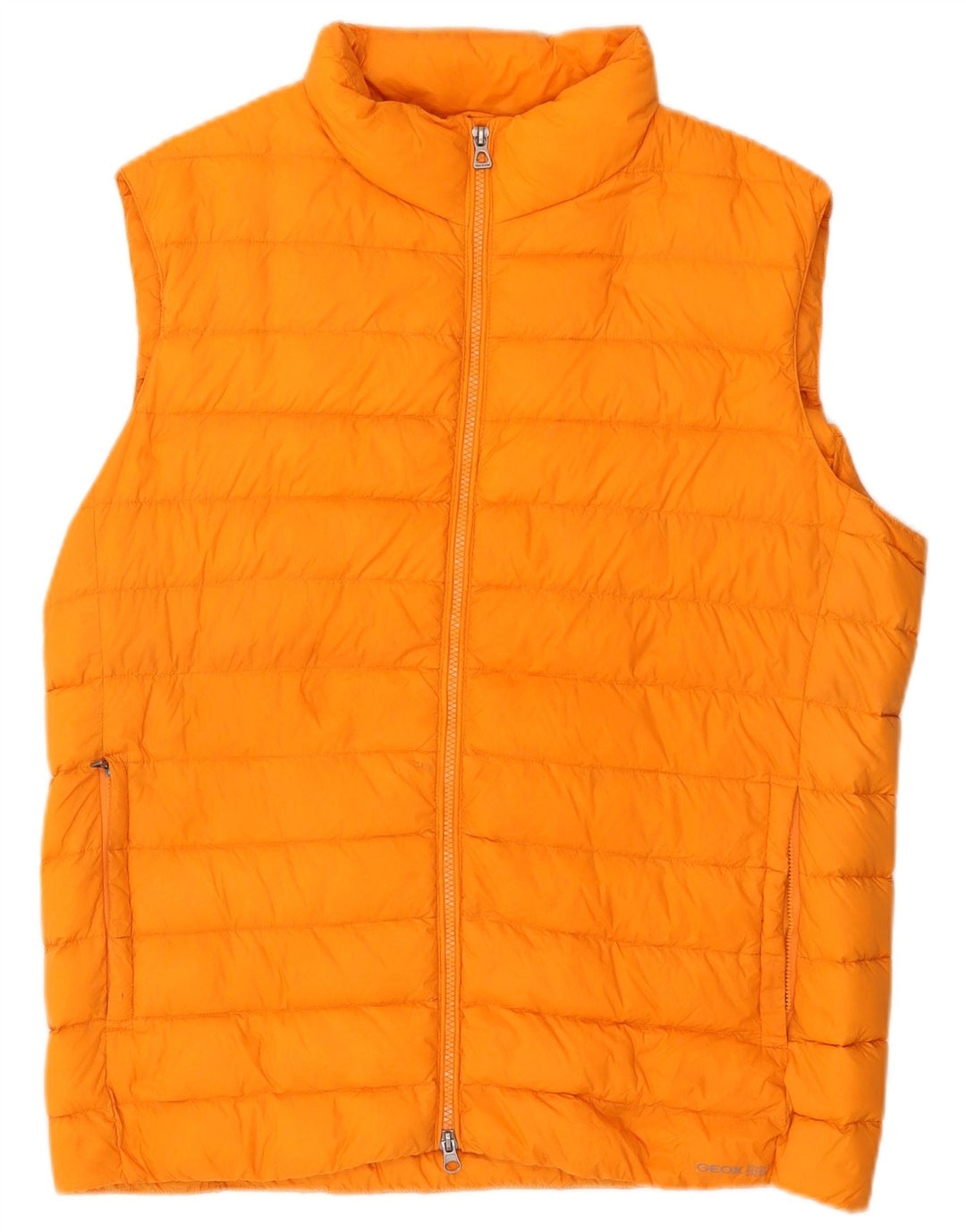 Geox Damen Wattierte Weste UK 18 XL Orange Polyamid
