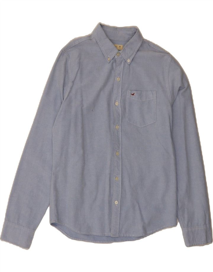 HOLLISTER Mens Shirt Medium Blue Cotton Vintage Hollister and Second-Hand Hollister from Messina Hembry 
