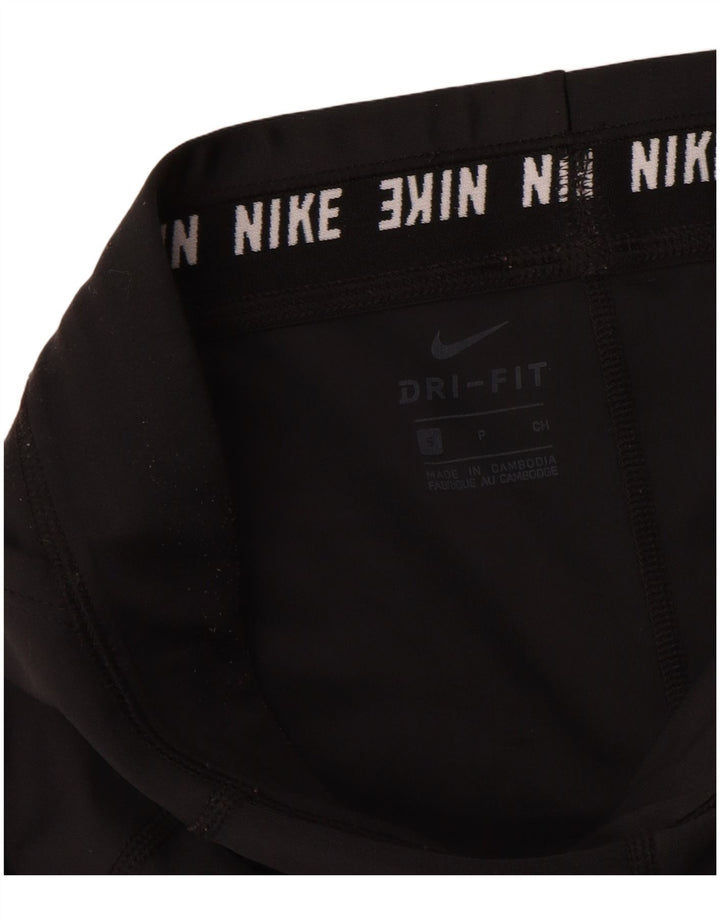 Nike Damen Dri Fit Leggings UK 8 Small Schwarz Polyester