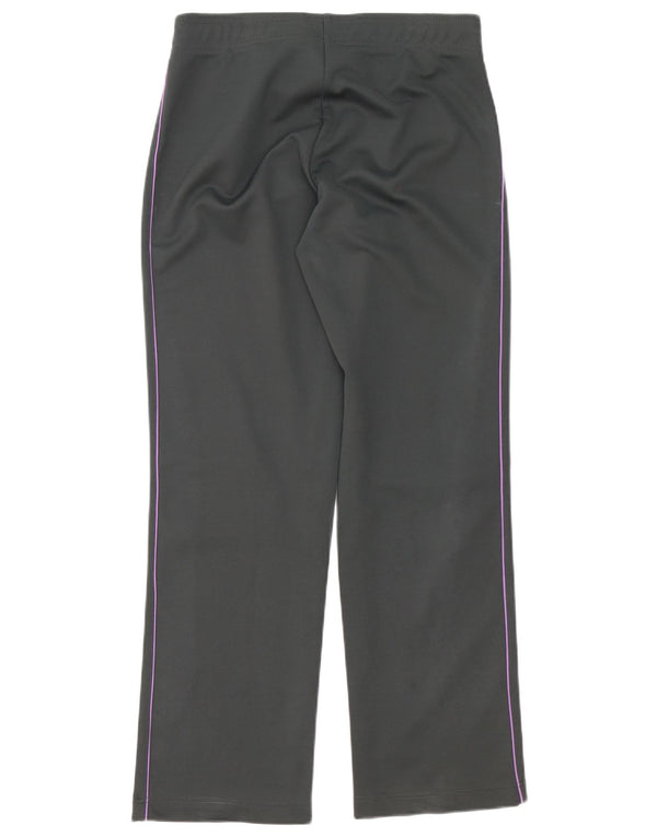 Nike Womens Tracksuit Trousers UK 12/14 Medium Grey Polyester