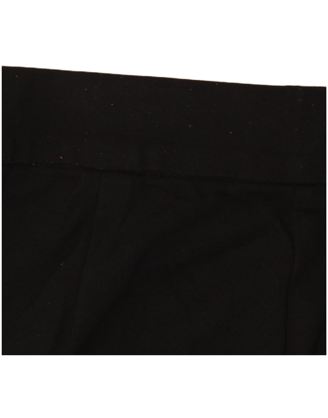 Marks & Spencer Damen Gerade Freizeithose UK 8 Small Schwarze Viskose