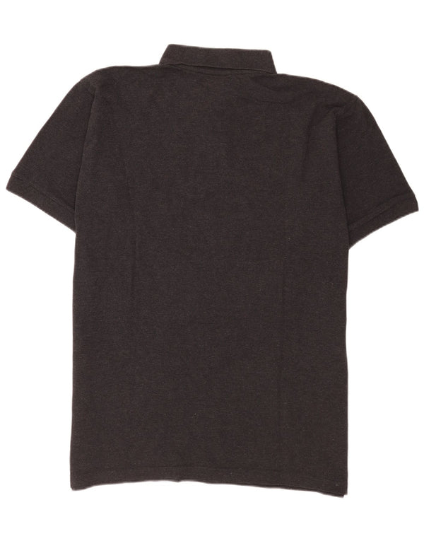 Reebok Herren Poloshirt Medium Schwarz Baumwolle