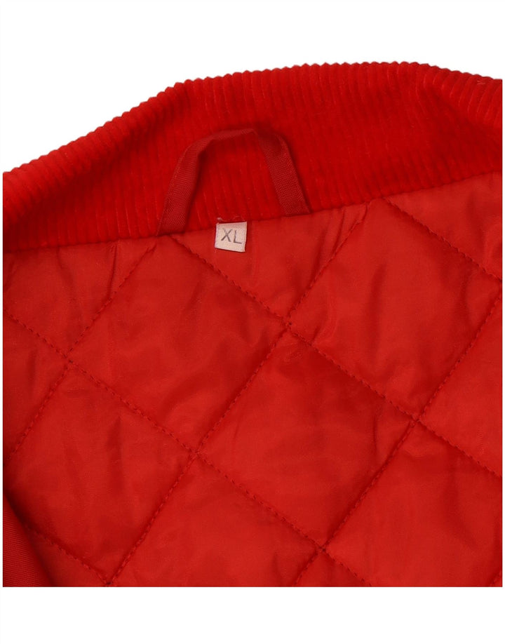 Vintage Herrenmantel UK 42 XL Rot