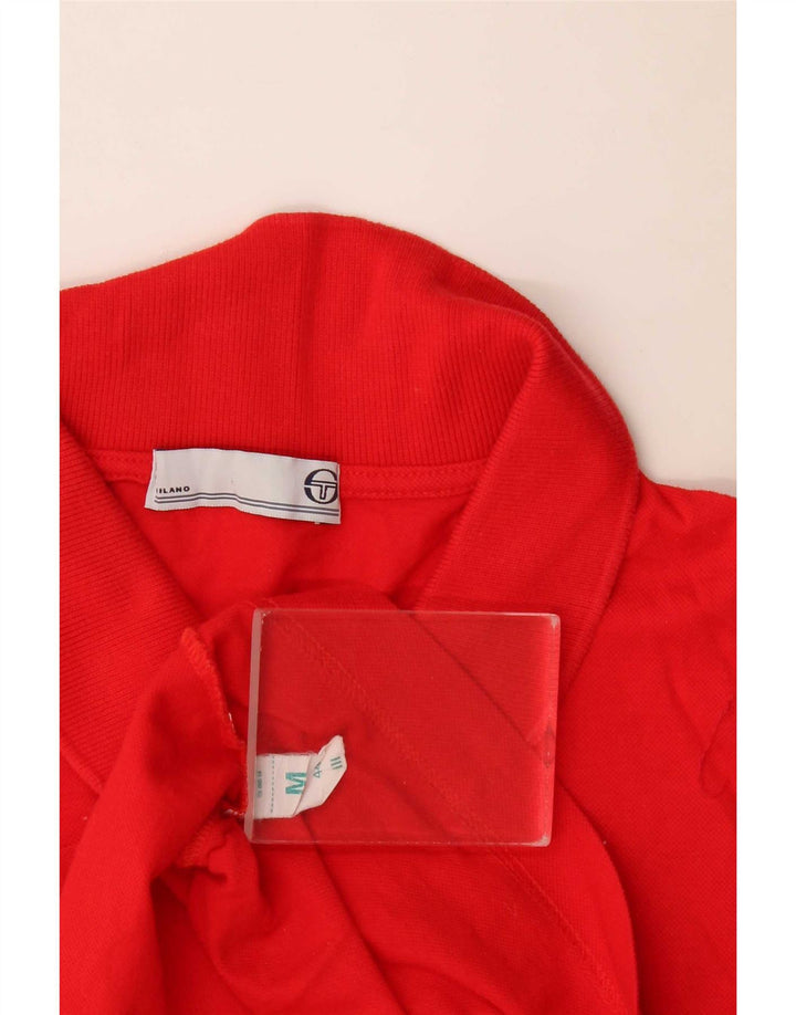 Sergio Tacchini Damen Ärmelloses Poloshirt IT 44 Mittelrot