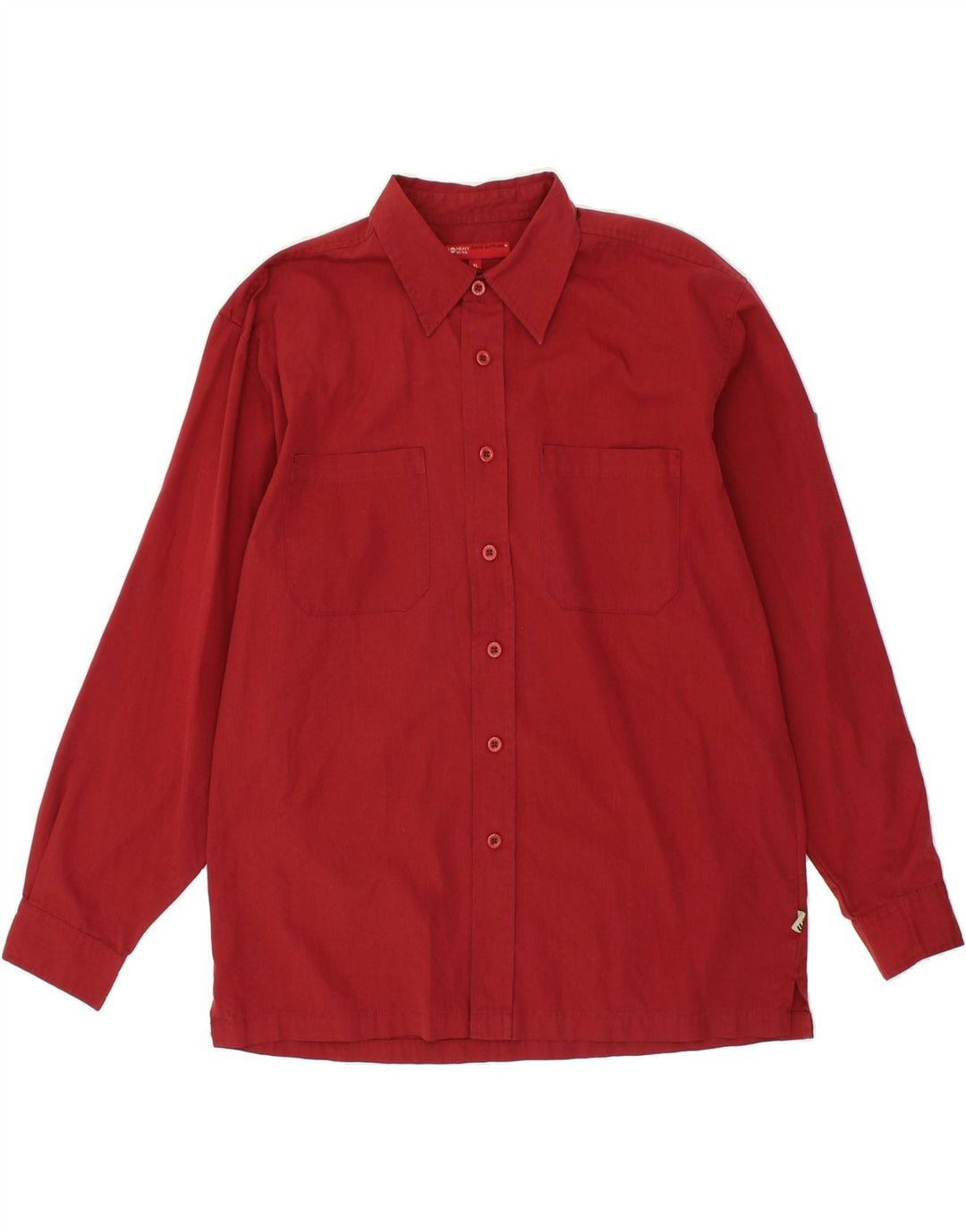 VINTAGE Herrenhemd XL Rote Baumwolle