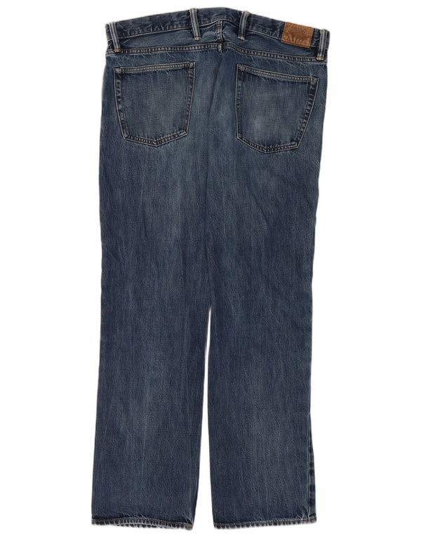 Gap Damen Straight Jeans W36 L32 Blaue Baumwolle