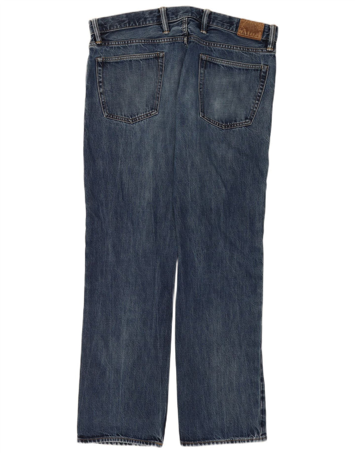 Gap Damen Straight Jeans W36 L32 Blaue Baumwolle