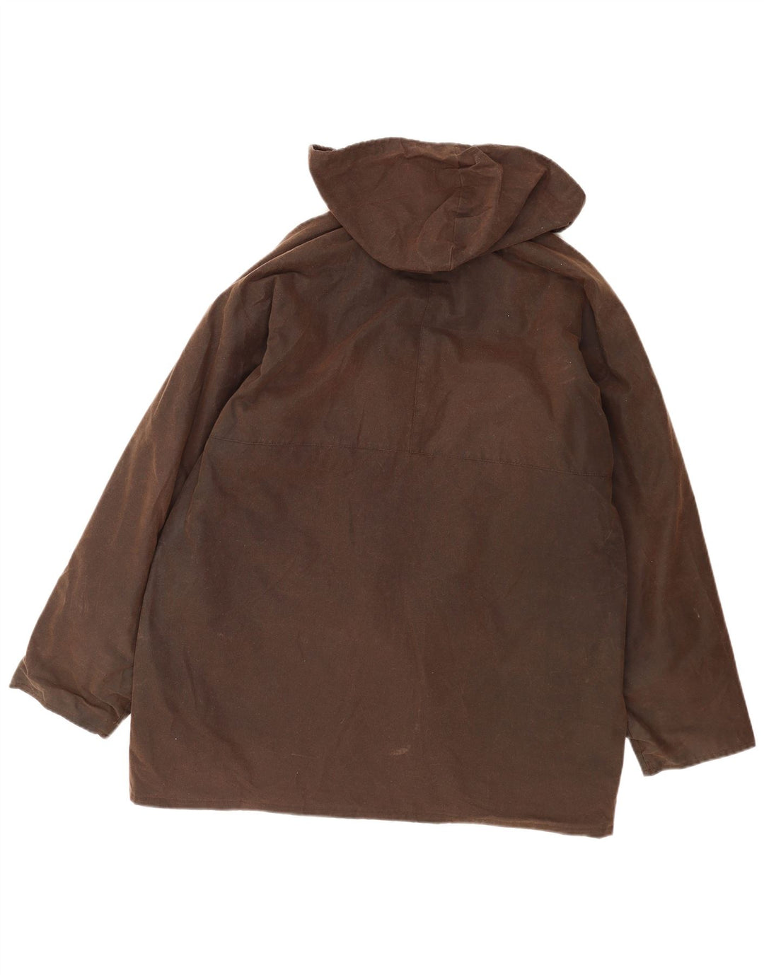 Game Technical Apparel Herren-Jacke aus gewachster Baumwolle mit Kapuze, UK 44, 2XL, Braun