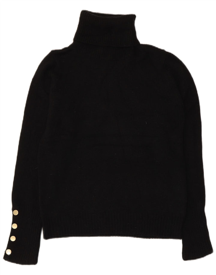 ZARA Damen-Pullover mit Rollkragen, Gr. 12, Mittelschwarz, Acryl