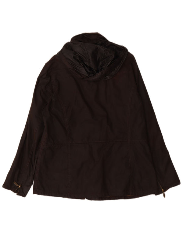 Barbour Damen-Jacke aus gewachster Baumwolle mit Kapuze, UK 14, Größe L, Braun