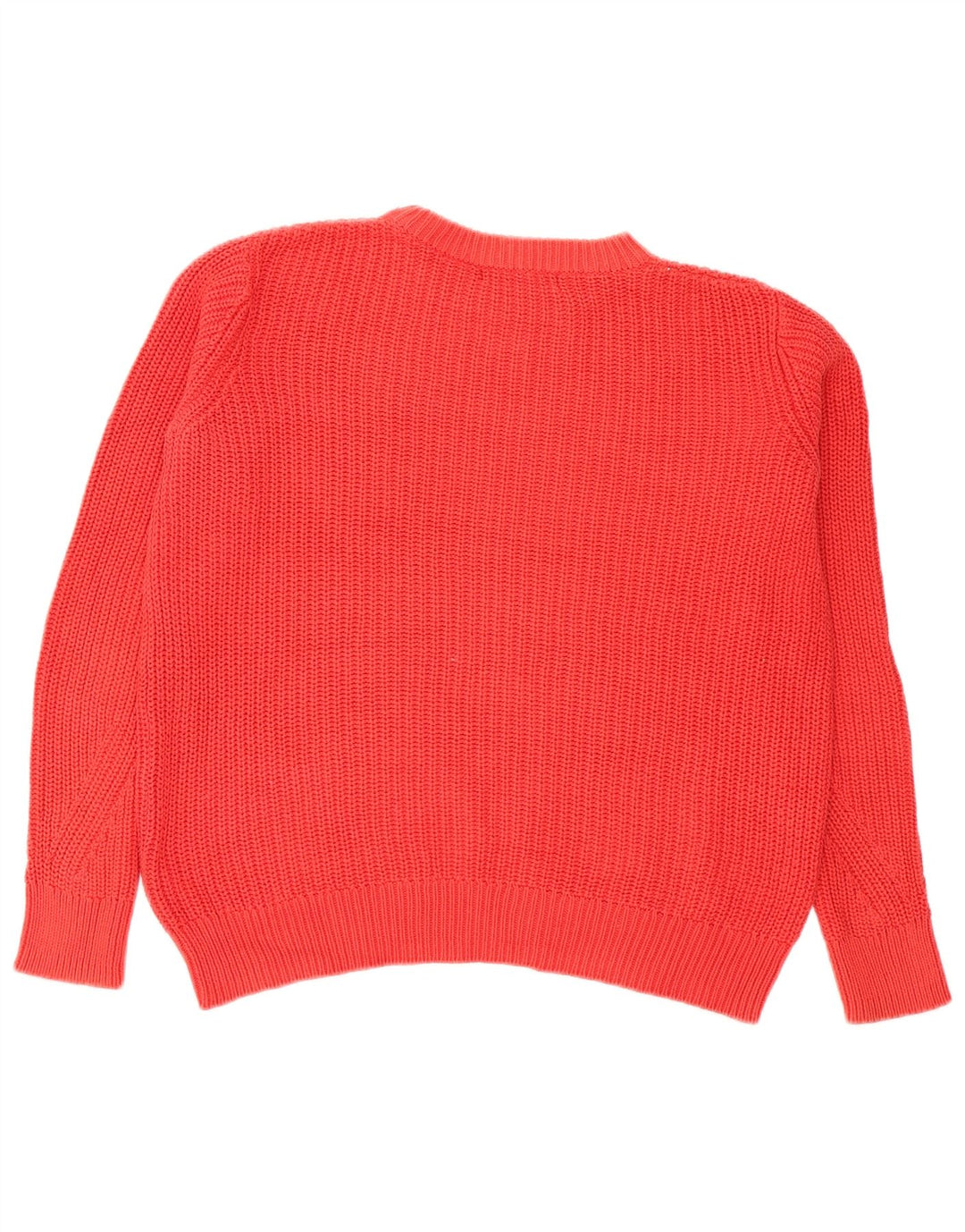 Marks & Spencer Herren-Pullover mit Rundhalsausschnitt, Größe S, rote Baumwolle