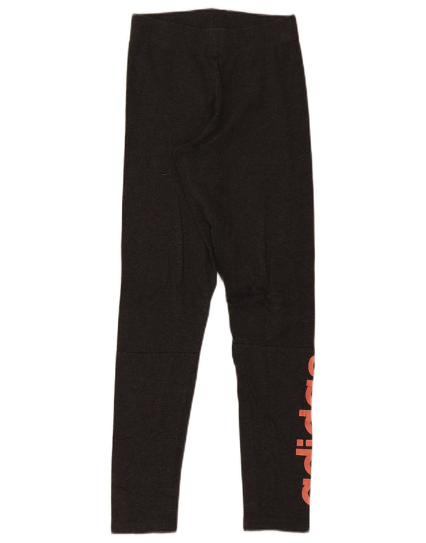 Adidas Damen Graphic Leggings UK 4 XS Grau
