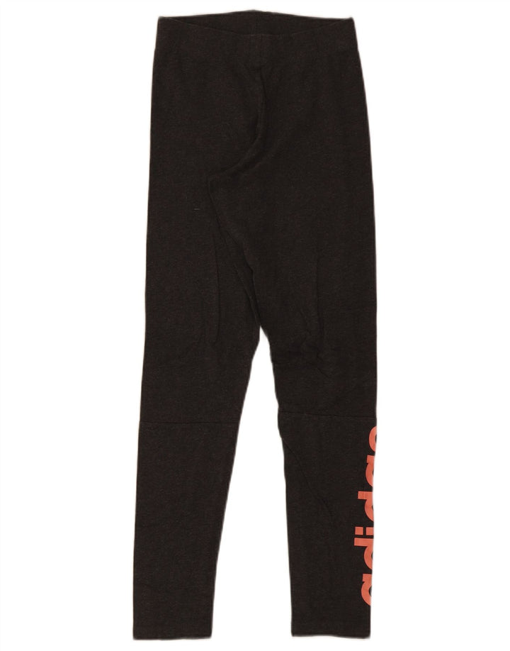 Adidas Damen Graphic Leggings UK 4 XS Grau