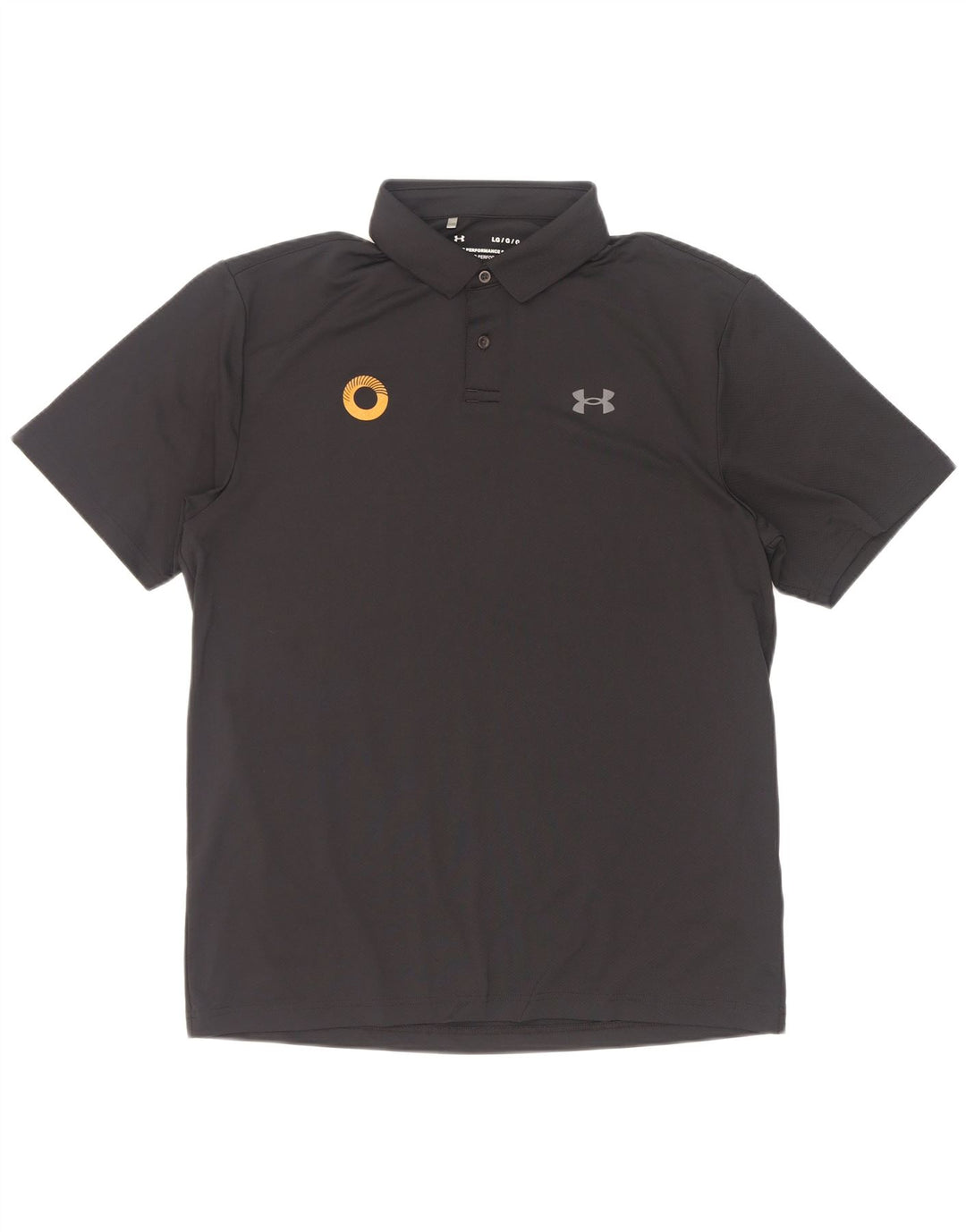 Under Armour Herren-Poloshirt, großes schwarzes Polyester