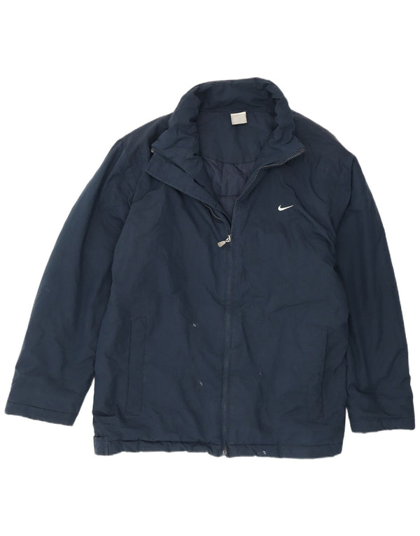 Nike Herren Windjacke UK 42/44 Large Marineblau