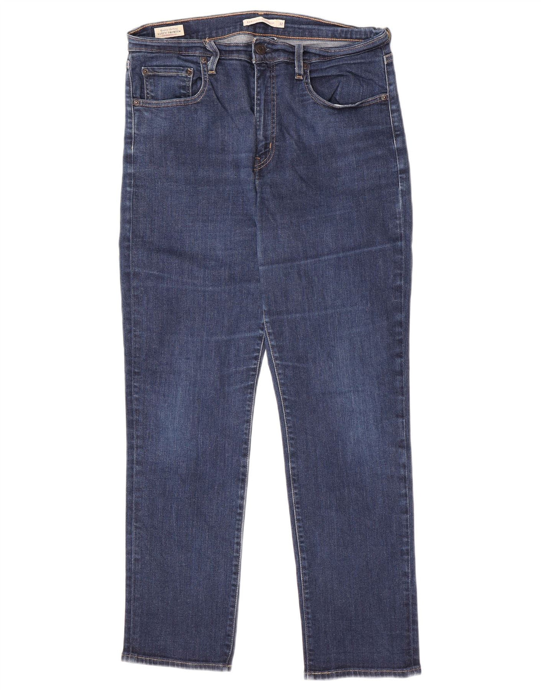 Levi's Damen 724 High Rise Straight Jeans W32 L30 Blaue Baumwolle