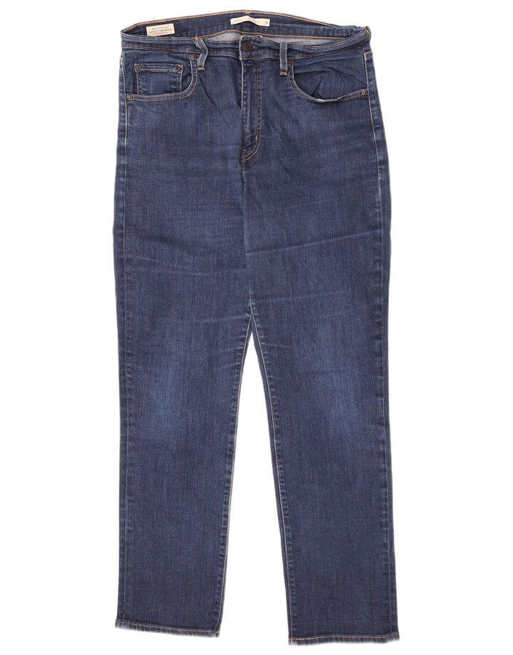 Levi's Damen 724 High Rise Straight Jeans W32 L30 Blaue Baumwolle
