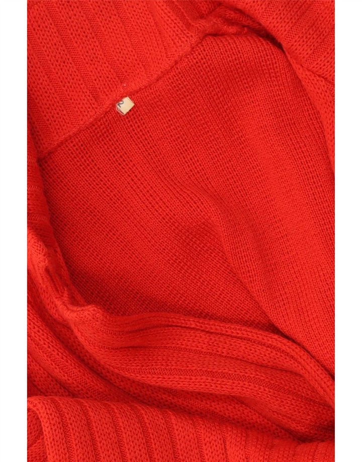 Vintage Damen Cardigan Pullover UK 16 Groß Rot