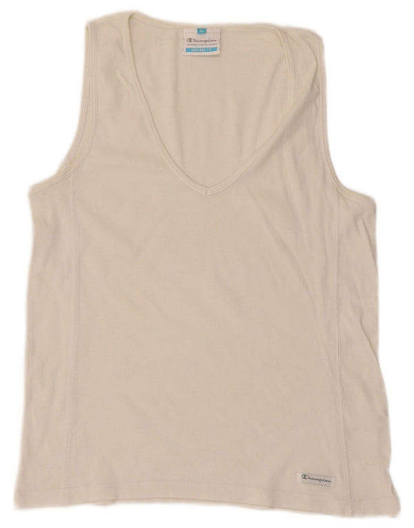 Champion Damen Heritage Fit Weste Top UK 18 XL Weiß