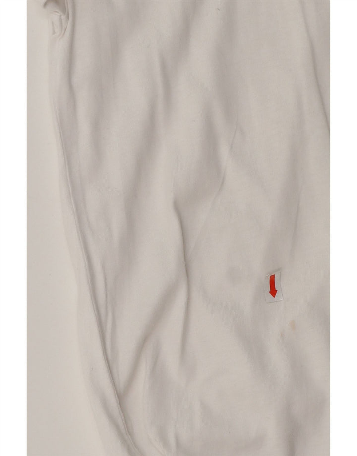 TED BAKER Jungen-T-Shirt mit Grafik, 10–11 Jahre, weiße Baumwolle