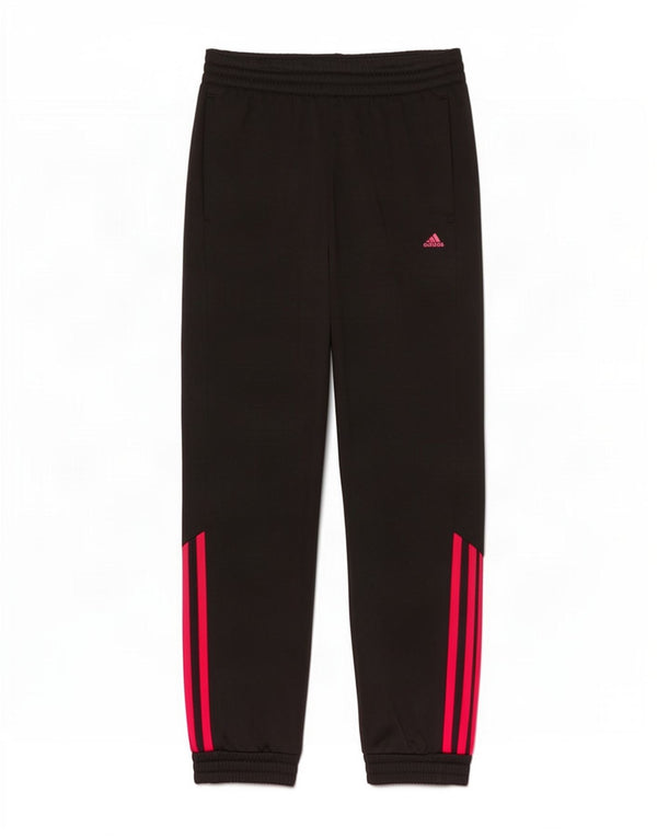 Adidas Mädchen-Trainingshose, Jogginghose, 11–12 Jahre, schwarzes Polyester