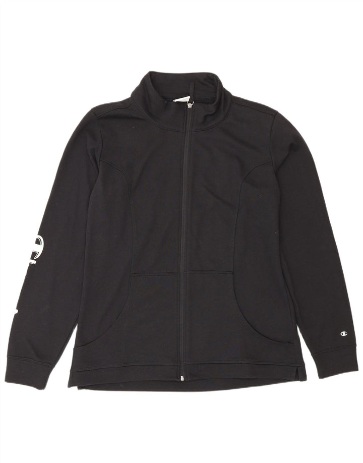 Champion Herren-Trainingsanzugoberteil mit Grafik, XL, schwarze Baumwolle