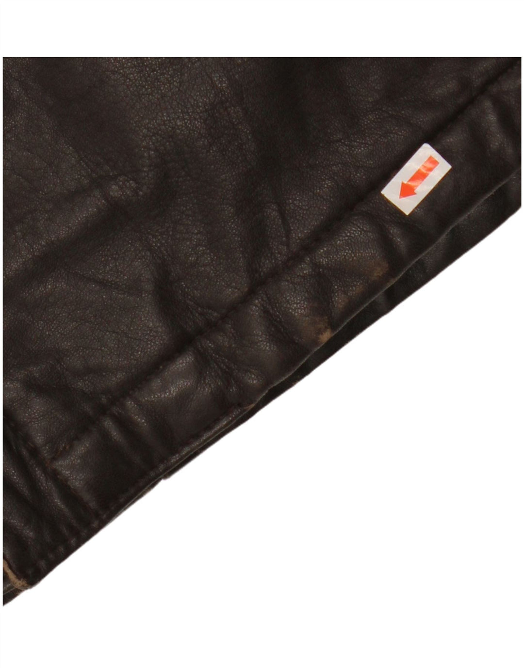 VINTAGE Herren Lederjacke IT 54 2XL Braunes Leder