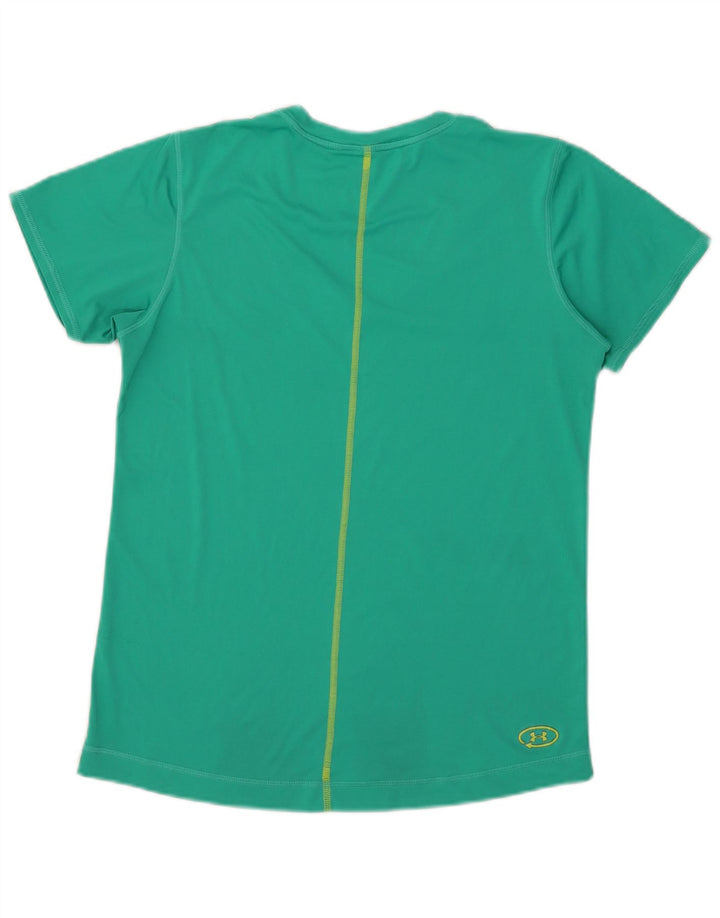 Under Armour Damen T-Shirt Top UK 12 Mittelgrün