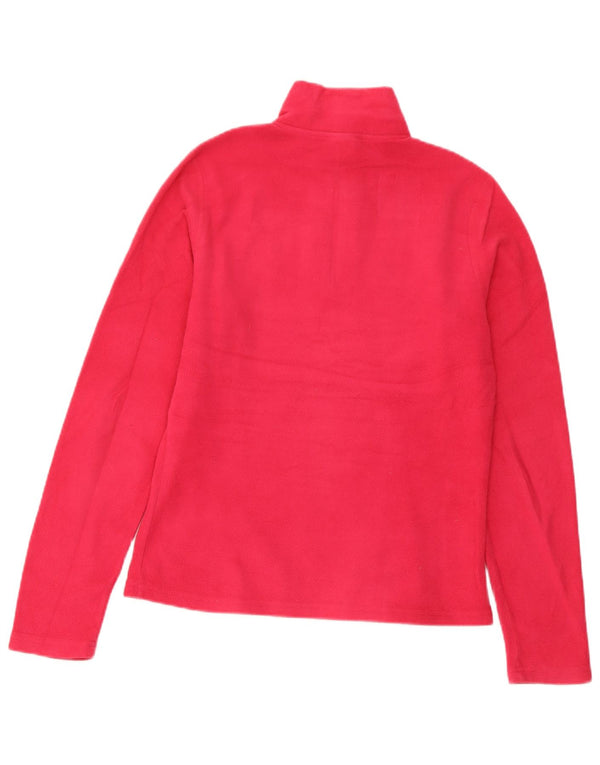 The North Face Damen-Fleecepullover mit Reißverschluss am Hals, UK 10, Größe S, Rosa, Polyester