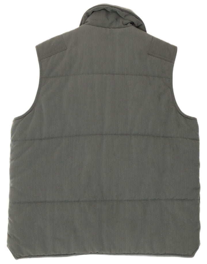 Levi's Herren Wattierte Weste UK 40 Large Grün Polyamid
