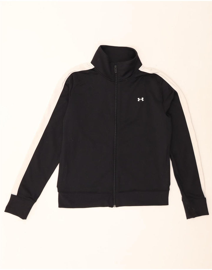 Under Armour Herren-Trainingsanzugoberteil, Jacke, Größe S, Schwarz, Farbblock