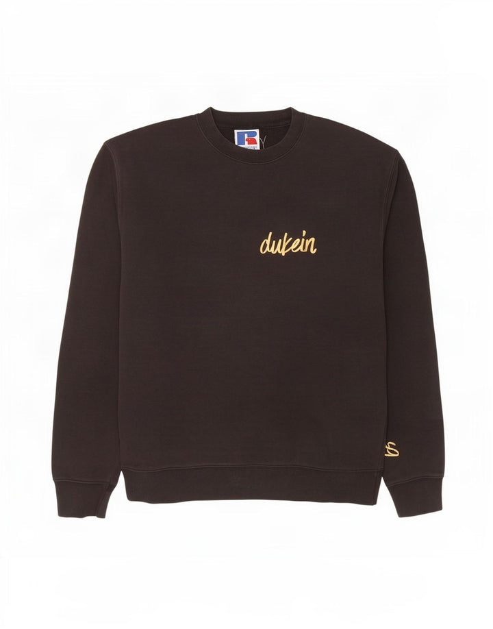 Russell Athletic Herren-Sweatshirt mit Grafik, mittlere schwarze Baumwolle