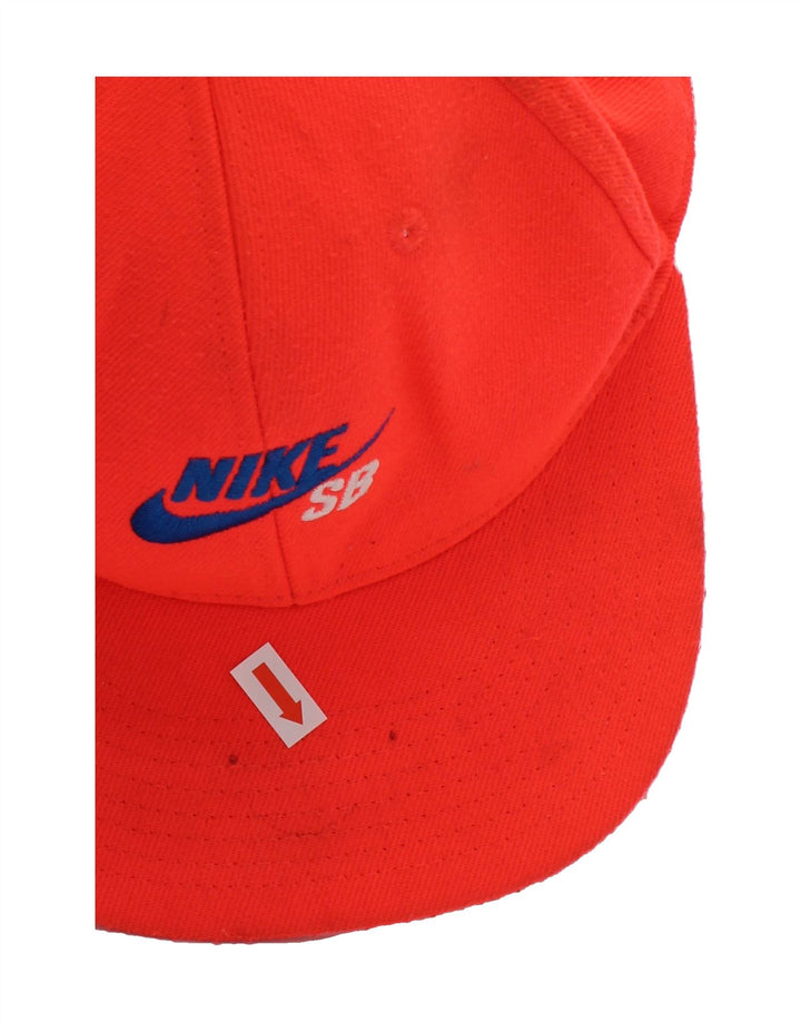 NIKE Boys Graphic Snapback Cap One Size Red Polyester Sports Vintage Nike and Second-Hand Nike from Messina Hembry 
