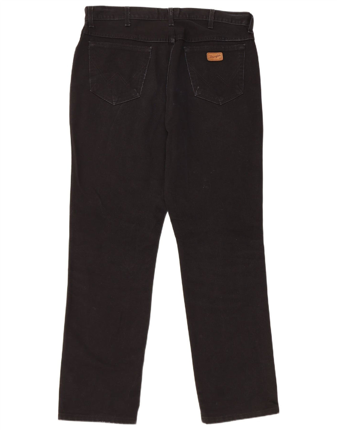 Wrangler Herren Texas Straight Jeans W38 L34 Schwarze Baumwolle
