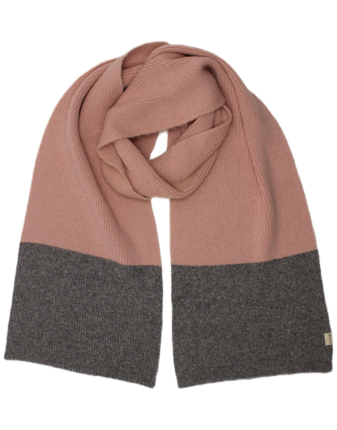 Jack Wills Damen-Strickschal, rechteckig, Einheitsgröße, Rosa, Farbblock